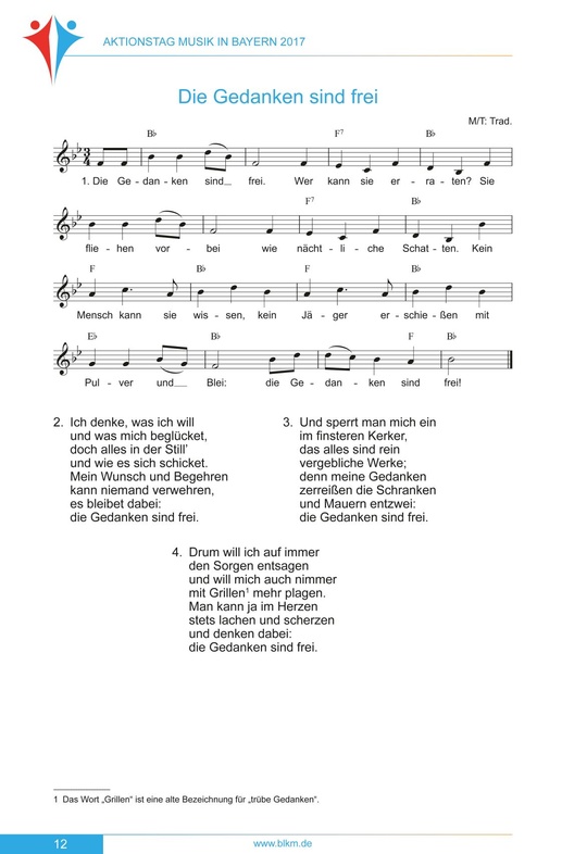 Musik und Text Trad. Musik und Text Trad.